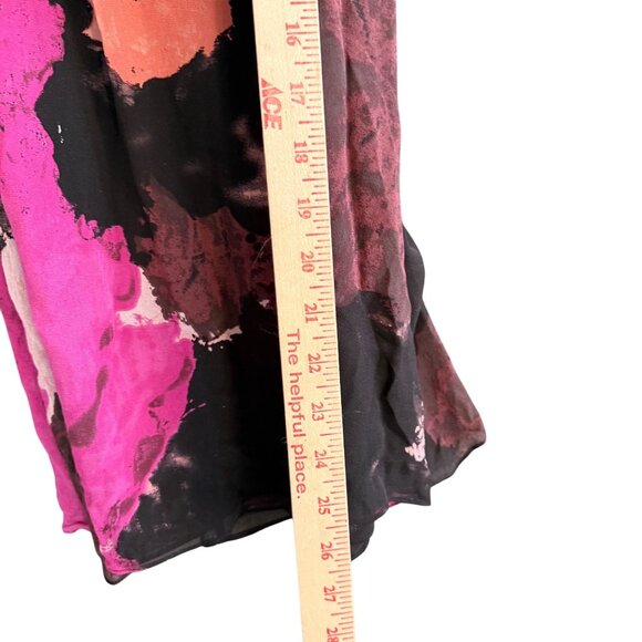 Diane Von Furstenberg Women's Tank Top Sz M Silk Pania Dancing Explosion Halter - Picture 8 of 11